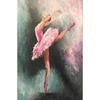 Abstract Ballet Girl Oil Canvas Painting Dancing Ballerina Cudros Posters and Prints For Living Room Porch Home Wall Art Decor