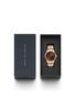 Daniel Wellington Iconic Link Wristwatch 40mm Rose Gold Silver Stainless Steel Link Bracelet Rose Gold Brown