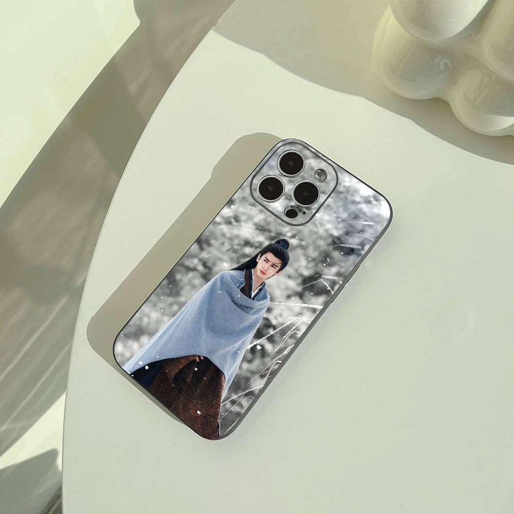 Чехол для телефона X-Xie Zheng&Fan Changyu Для iPhone 17,16,15,14,13,12,11 Pro Max,16/15/14Plus,XS Мягкий Черный Чехол