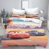 Молния Маккуин 3D Детская Двуспальная Кровать Постельный Комплект Милый Принт Мультяшный Пододеяльник Полиэстер Набор Пододеяльников Полуторный Кинг-сайз