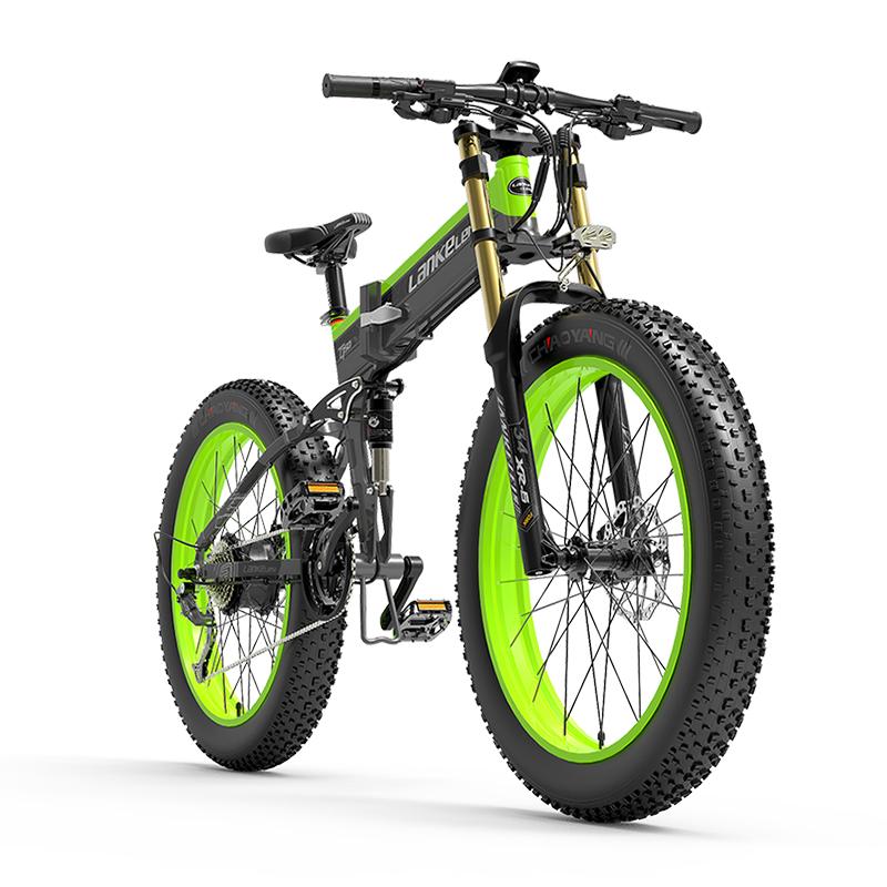 LANKELEISI XT750 Plus 26″ Электровелосипед Горный Фэтбайк 1000 Вт 48 В 14.5 Ач