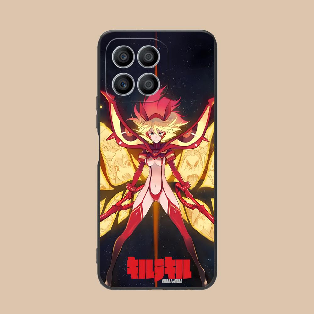 Чехол для телефона La Kill Ryuko Matoi для Honor 90 80 70 60 50 30 20 10 9 8 7 Pro S SE Lite 5G Черный Чехол для смартфона