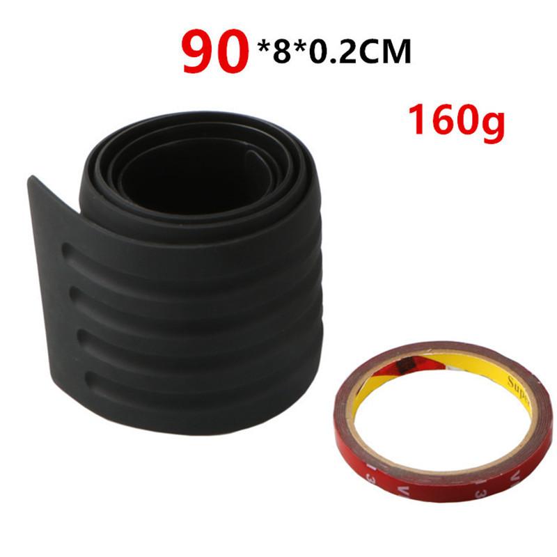 Универсальная защитная пластина на порог багажника автомобиля, резиновые накладки на задний бампер, резиновая полоска против царапин и столкновений 104*9 см