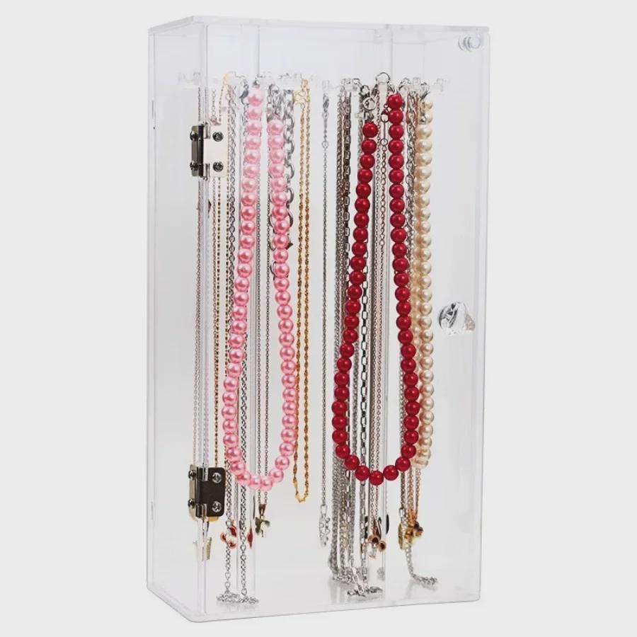 Acrylic Dustproof Necklace Storage and Display Stand