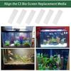 Bio-Screen for Fluval C3 Power Filter, Replacement Aquarium Filter Media, 6PCS Bio Foam Replacement Set, Filter Media for Freshwater & Saltwater