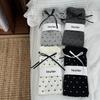 Ruffled Trim Bow Ruffled Calf Socks Knit Slouchy Leg Covers Vintage Kawaii Calf Socks  Casual Wear