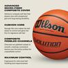 Wilson EVOLUTION Баскетбол Размер 7 Темно-синий (WTB0595XB0702) - Для использования в помещении/на улице, / Прибл.. Диаметр 24,5 см,