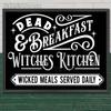 Funny Witches Kitchen Vintage Sign Wall Art Canvas Painting Home Decor Wicca Magic Food Quotes Art Poster And Prints No Frame