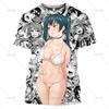 Fashion Girls Bikini Graphic T Shirt Men 3D Printed Sexy BBW Women Cartoon  T-shirts Hentai Anime Casual Beach Harajuku Clothing