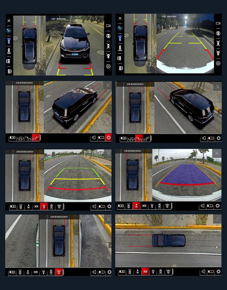 Декодер панорамных изображений 360° для Geely Binyue, Binrui, Emgrand, Boyue, Borui, Jiaji