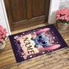 Personalized Name Stitch's Sign Living Room Non-Slip Area Rug Soft Carpet for Bedroom Kids Playroom Sofa Office Home Decor Doormat
