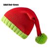 2026 New Christmas Patchwork Knitted Hat for Adults and Children Merry Christmas and Happy New Year
