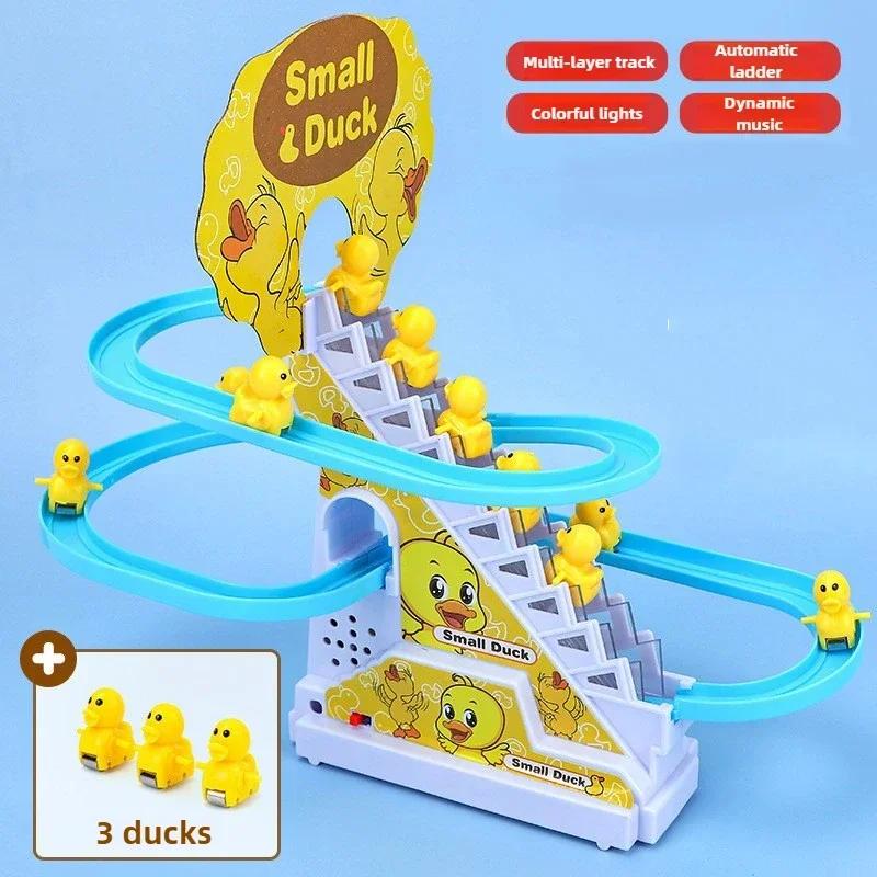Children's Ducklings Climb Stairs Cute Ducks Climb Stairs Baby Electric Singing Toys Duck Slides