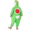 SAZAC Character Fleece Kigurumi Super Mario Yoshi for Children 130cm