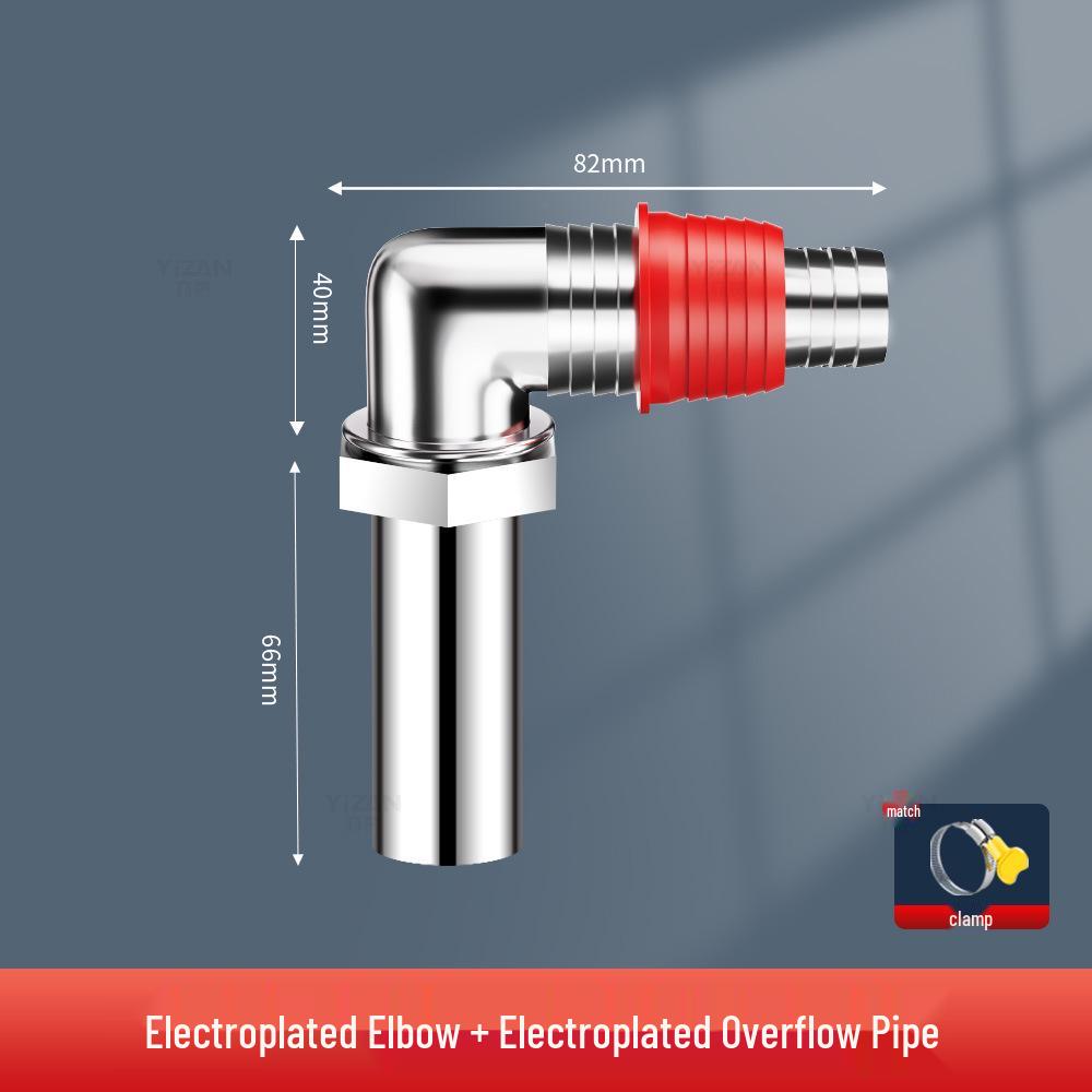 Three-Way Floor Drain Connector for Washing Machine Drain Pipe