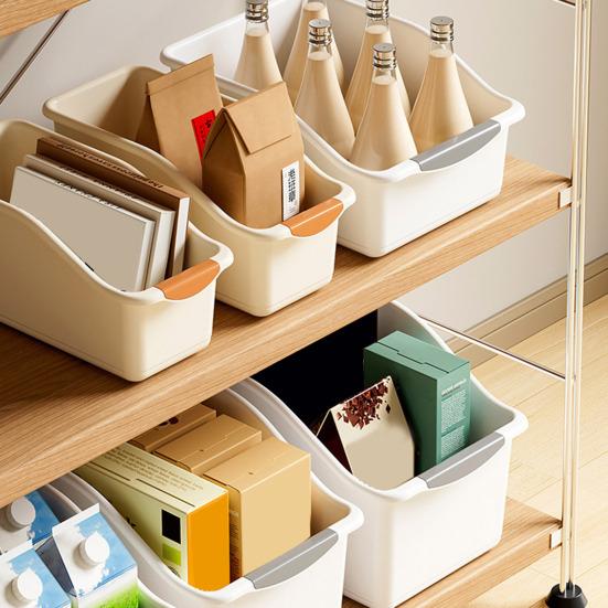 Кухонный органайзер для столешницы, ящик для хранения бутылок с приправами, держатель для баночек со специями, контейнер с ручкой для консервов, закусок, полки в кладовой