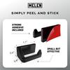 MELEN Adhesive Sunglass Organizer Wall (8-Pack) - Strong and Compact Glasses Holder, Sunglass Holder for Car and Wall - Black