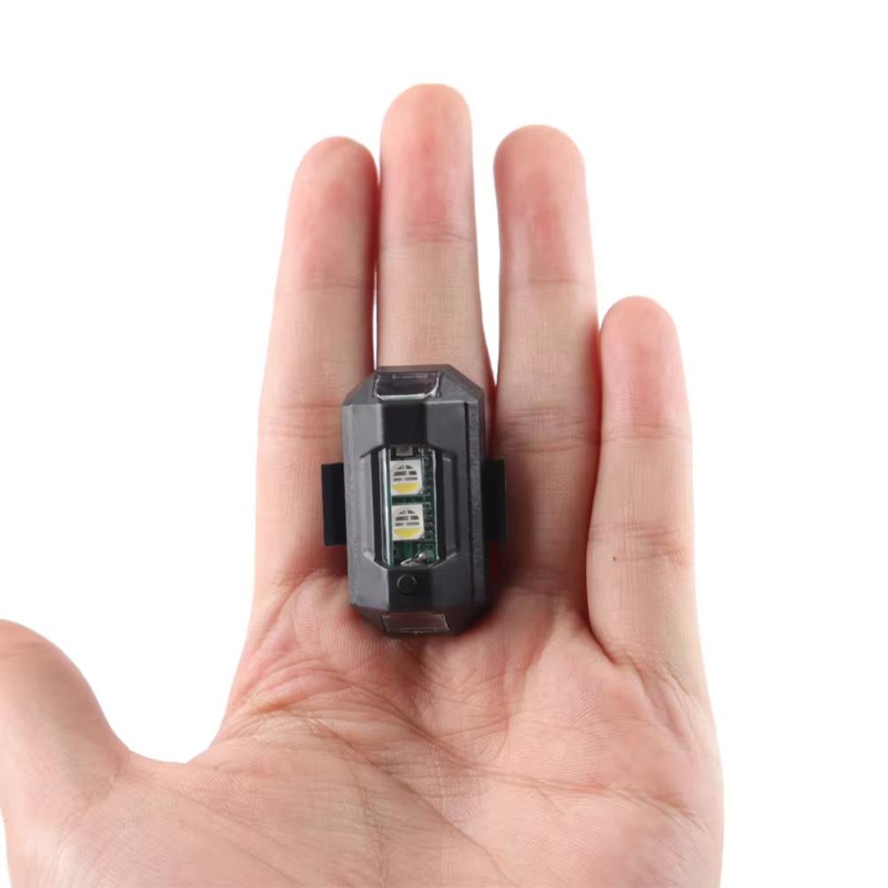 Портативный ручной переключатель стробоскоп для дрона семь цветов USB зарядка предупреждающий свет аварийный мигающий сигнальный фонарь