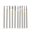 10Pcs Nail Drill Bits Milling Burr Grinder Multi Shape Removal Polishing Manicure Tools