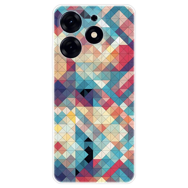 Для Tecno Spark 10 Pro Spark10 чехол Мягкая силиконовая задняя крышка модный чехол для телефона с мультяшным рисунком