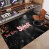 Custom Rug Slipknot Pattern Print Name Text Soft Non‑Slip Floor Carpet for Home Indoor Decoration