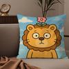 fashing cat funny party pattern Pillow Case Silky elegant Comfort Sofa Bed Invisible zipper