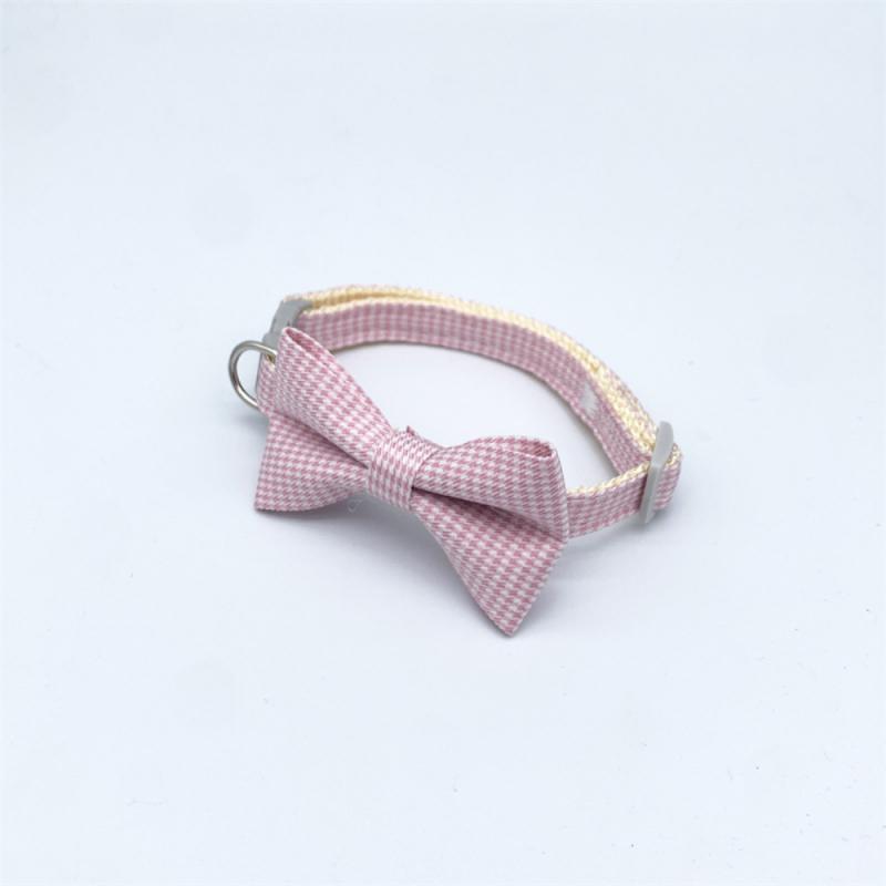Pet Collar Adjustable Durable Cat Collars Cute Bow Kitten Necklace Soft Bell Puppy Pet Product Dog Supplies Cat Accessories