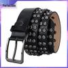 Genuine Leather Unisex Punk Style Hip Hop Belt