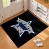 Коврик для двери Dallas Cowboys для гостиной или спальни Защитный коврик под стул Офисное украшение Рождественский подарок Подарок на день рождения