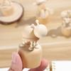 Shelf Home Decoration Wood DIY Craft Wooden Animal Ornaments Educational Toys Mini Desktop Decor