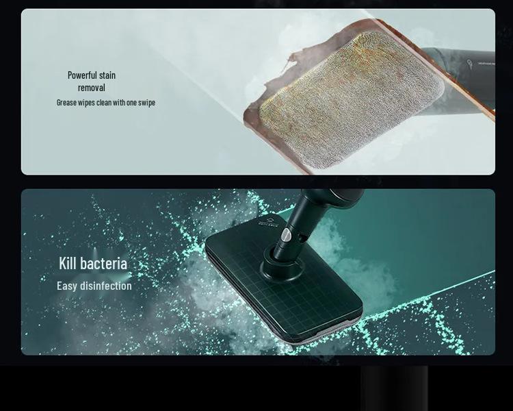 Корейская паровая швабра высокой мощности 1500 Вт со шнуром 5 м - Ручная очистка от пыли