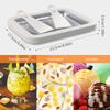 Ice Cream Maker Pan with 2 Scrapers Ice Cream Maker Plate Multifunctional Cold Sweet Fried Food Plate Rolled Ice Cream Maker