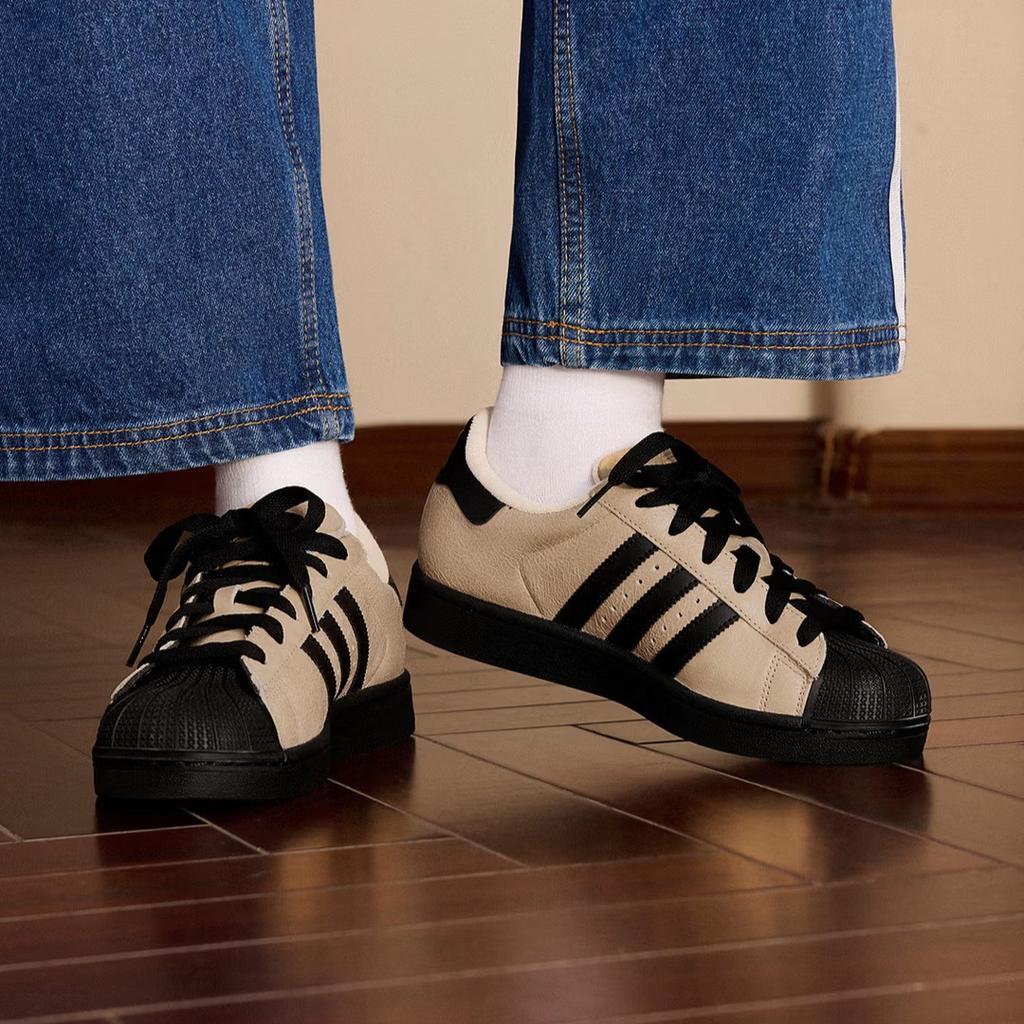 Adidas SUPERSTAR II - Кроссовки Merlot Shell Head - Adidas Трилистник Adidas IH6661