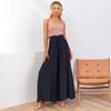 2025 European & American Spring/Summer Women's Loose Wide-Leg Casual Fashion Long Pants