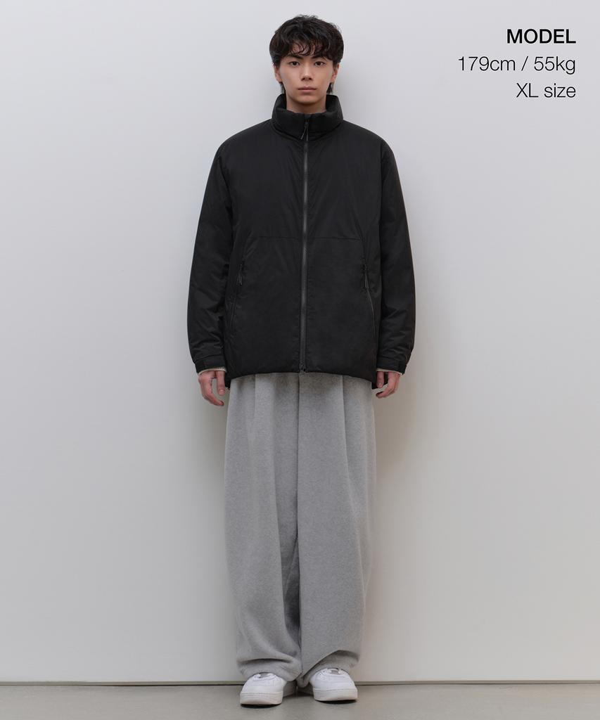 Musinsa Standard Oversized High-Neck All-Round Padded Jacket [Black]