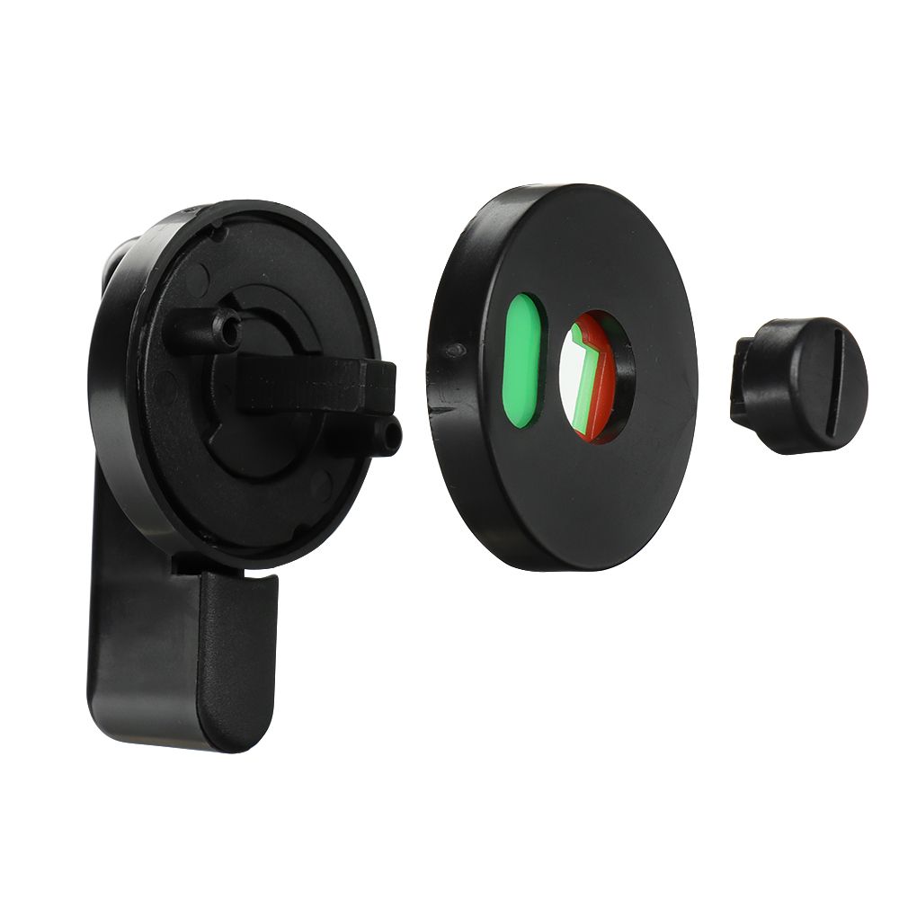 Bathroom Nylon Plastic Public Toilet Black Door Lock Handle Indicator Lock