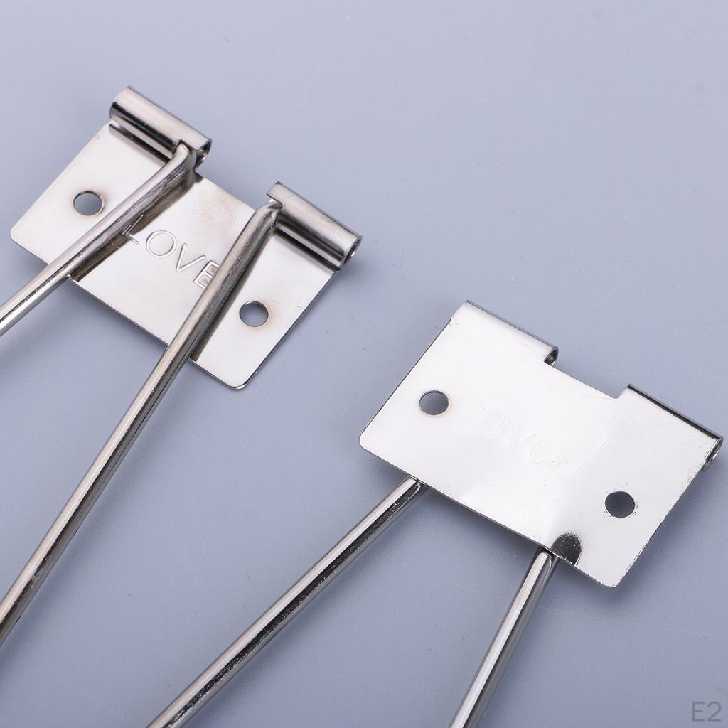 10 Picture Photo Display Stand Pedestal Support for Back Holder Hardware Accessories Tool 15x5cm