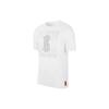 Dri-Fit Kyrie Logo Print Баскетбольная футболка с коротким рукавом Мужские топы Белые CD1323-100