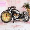 Retro Motorcycle Alarm Clock Portable Battery Power Desktop Alarm Clock Watch for Children Friends Gift Table Decor