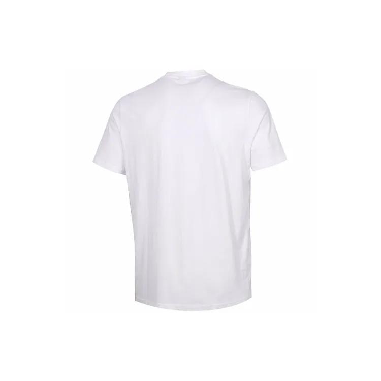 PUMA T Shirts Men's White Crew Neck Moderate Straight Fit (Unisex) T-Shirts 599427 02