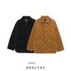 Araltay New Arrival Fashion Style Women's Clothing Fashion All-Match Minimalist Casual Pure Cotton Corduroy Long Sleeves Jacket Outwear
