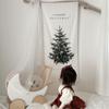 Wall Hanging Tapestries Christmas Tree Background Cloth Photo Props 2024 Wall Tapestry Poster Christmas Decorations Art