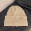 Thickened Beanies Hat Korean Style Pullover Hat Letter Chic Knitted Hat  Outdoor