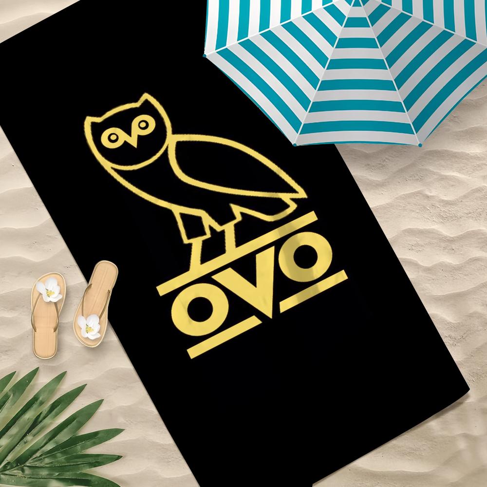 O-OVO Полотенце Спортзал Душ Дрейк Кемпинг Быстросохнущее Спортивное Большое Пляжное Полотенце Мягкое Бассейн Подарок Для СОВ Путешествия