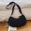 Korean Style Zipper Dumpling Bag Lightweight Sports Messenger bag Nylon Shoulder Bag  Male/Female