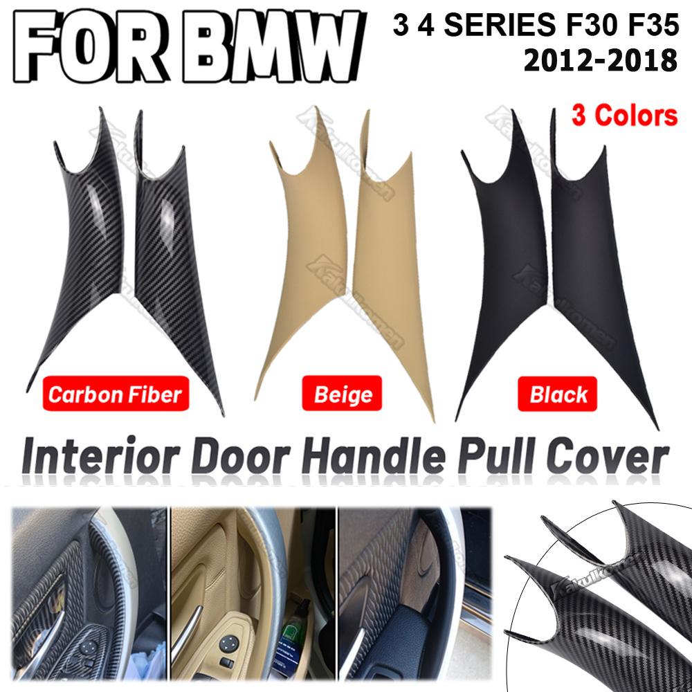 1 пара накладок на ручки дверей и подлокотников в углеродном стиле для BMW 3 4 серии F30 F35 2012 2013 2014 2015 2016 2017 2018