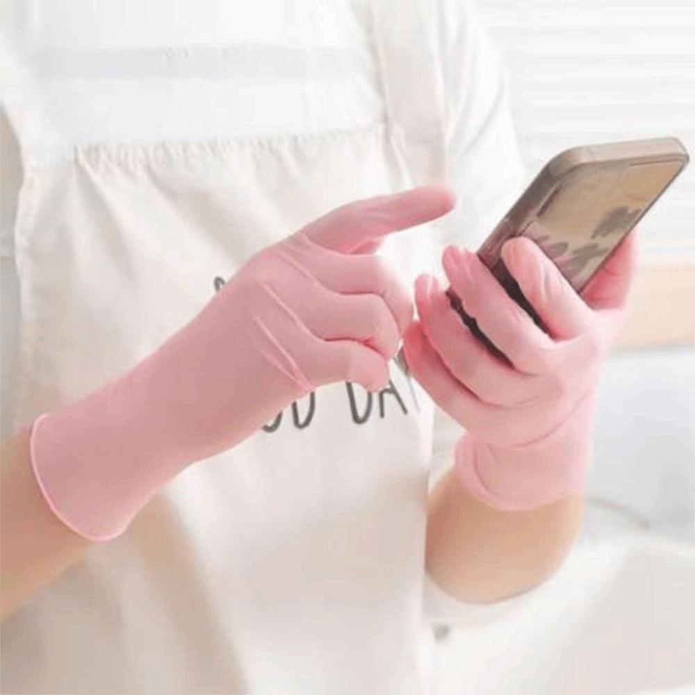 30Pcs Waterproof Disposable Cleaning Gloves Food Grade Dishwashing Gloves Gardening Work