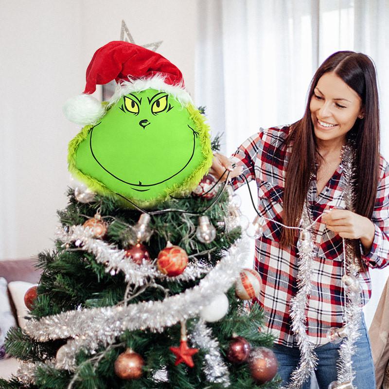 Плюшевая игрушка Гринч Рождественское украшение Мягкая ткань Подарок для детей и фанатов