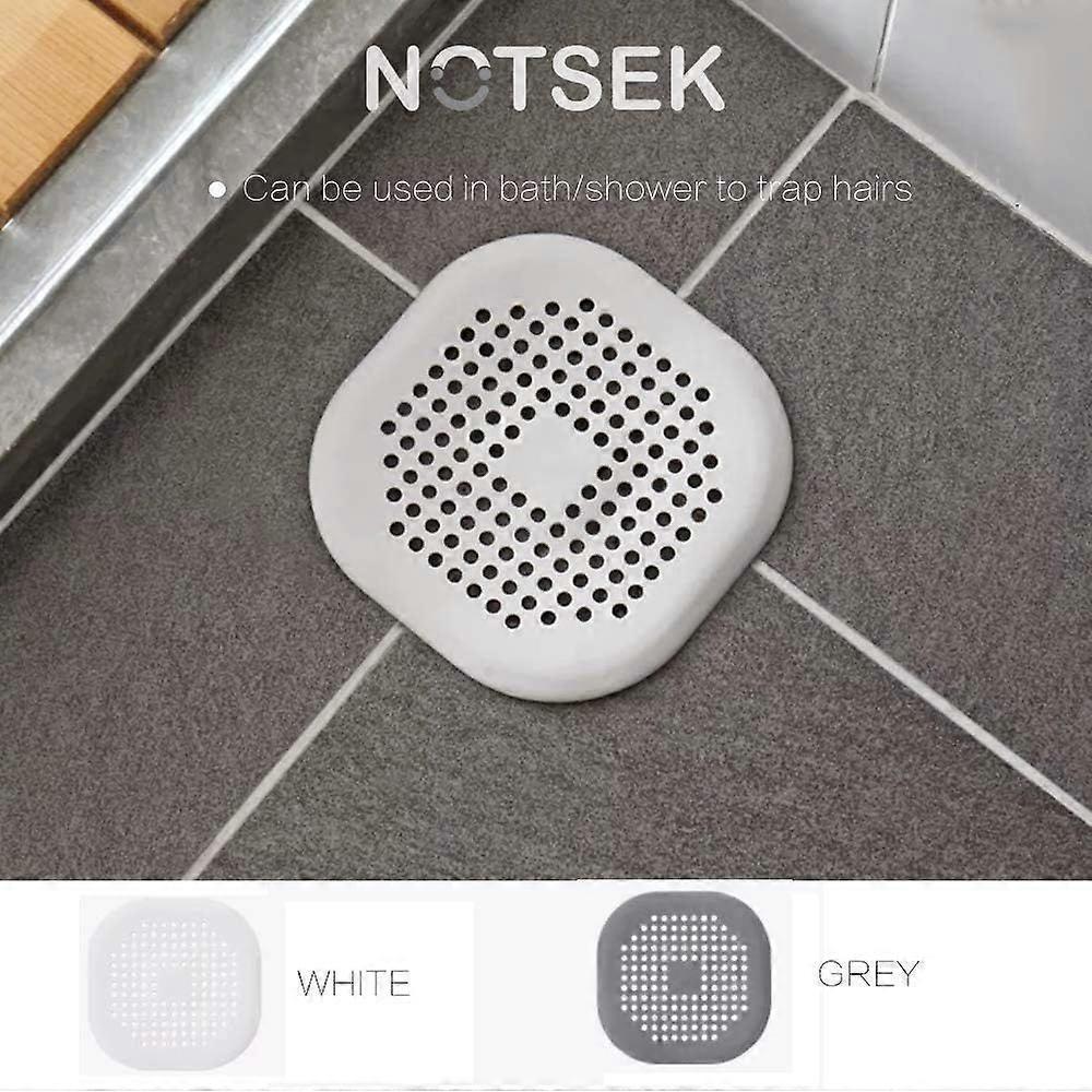 Shower Drain Covers, Silicone Tube Drain Hair Catcher Stopper with sucker for Bathroom Kitchen, Rubber Bathtub Sink Strainer Plug Filter Trap Home Dr