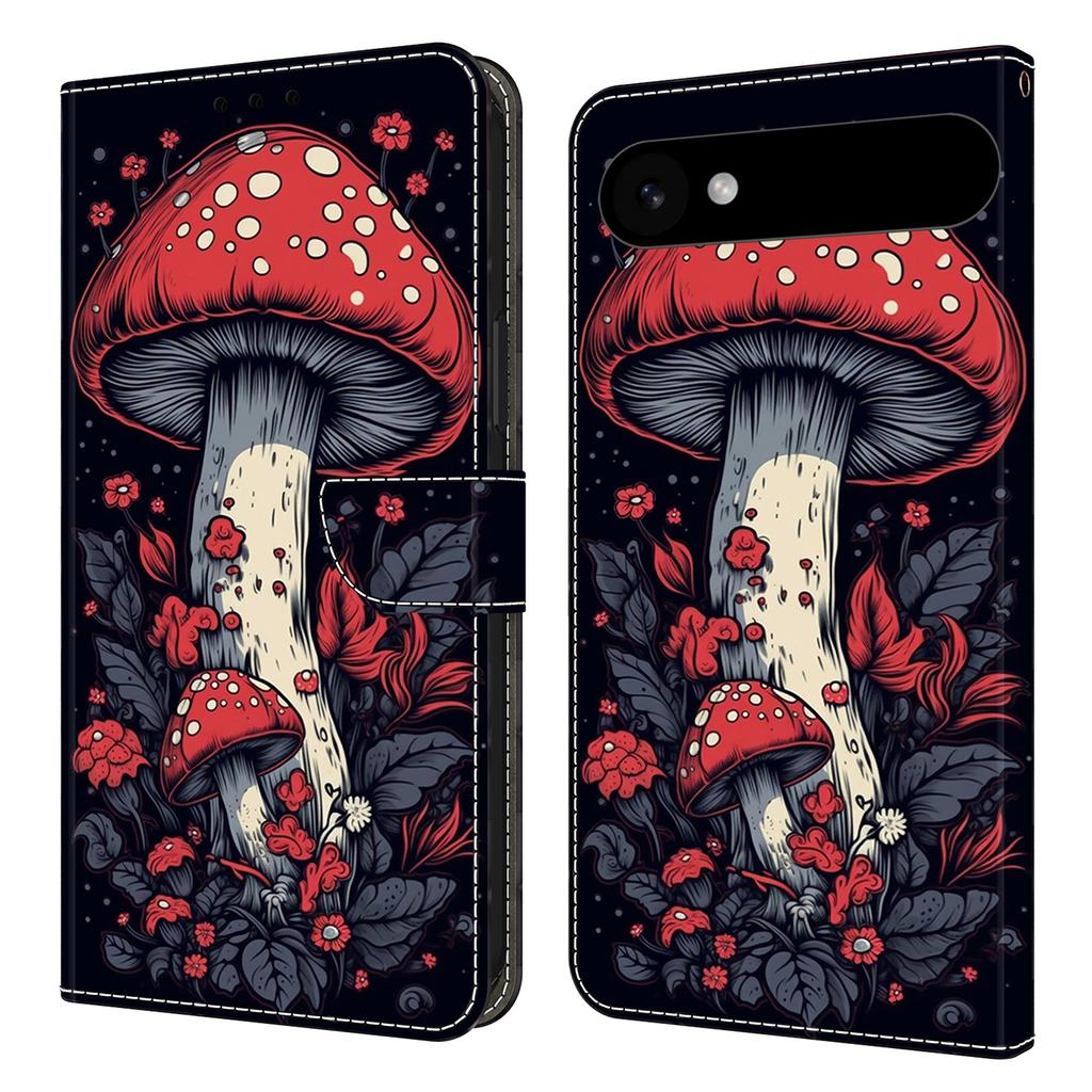 For iPhone 17 Air Leather Case Pattern Printing Wallet Stand Flip Phone Cover